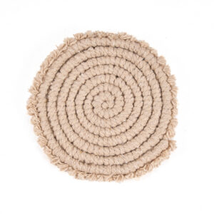 De katoenen onderzetter - beige